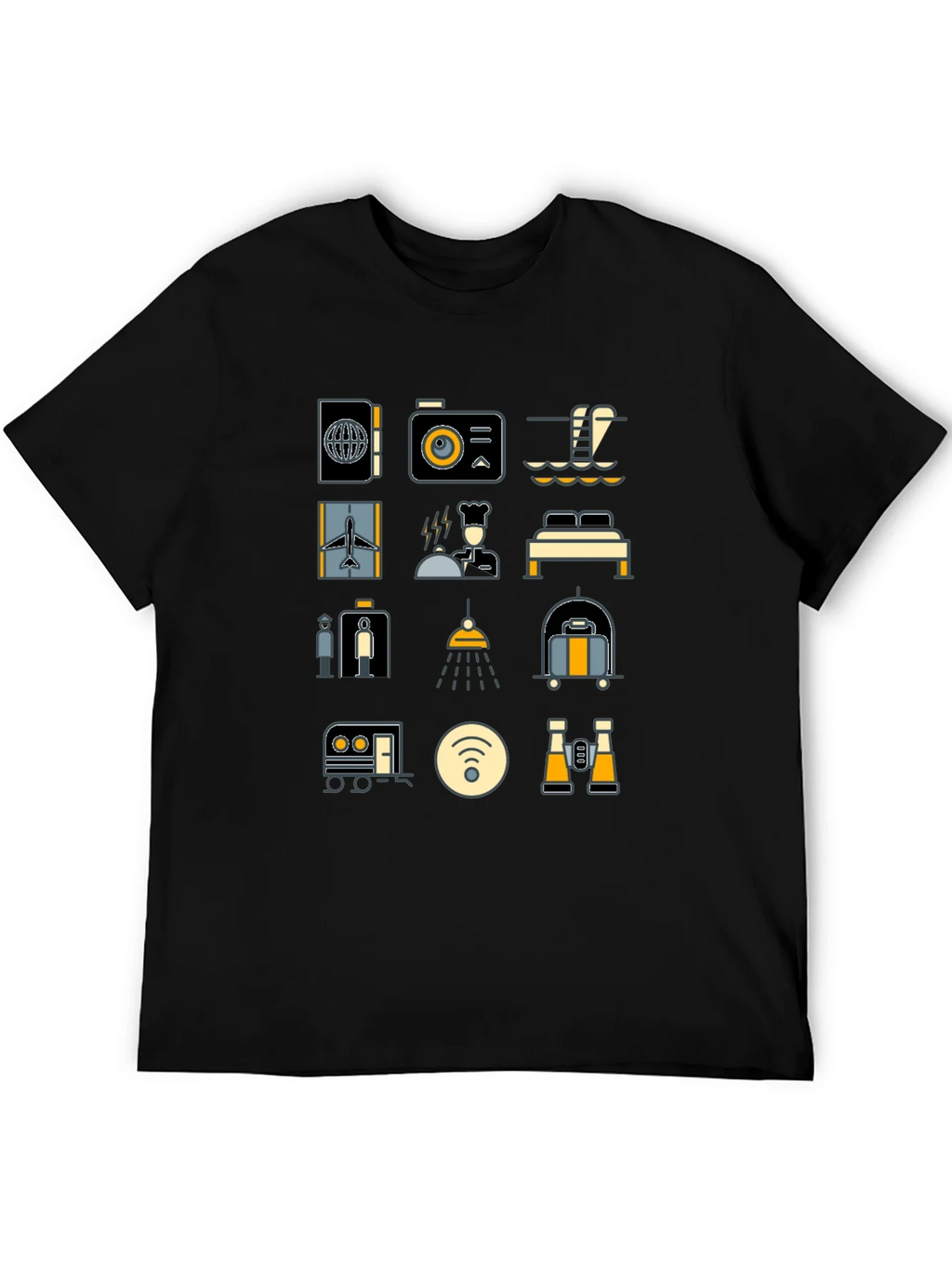 Travel Icon T-Shirt - Vacation Ready Style product image 5