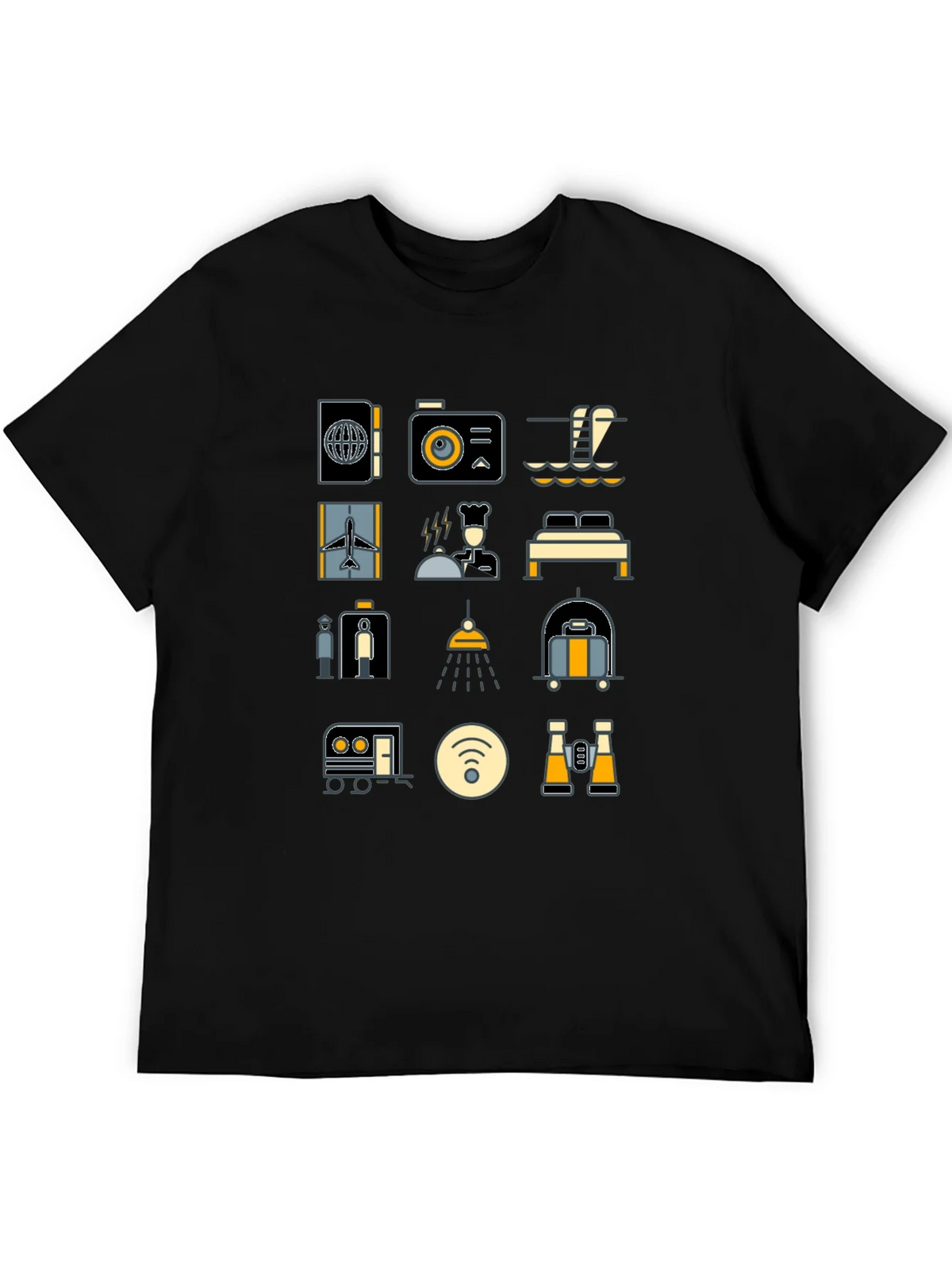 Travel Icon T-Shirt - Vacation Ready Style product image 5
