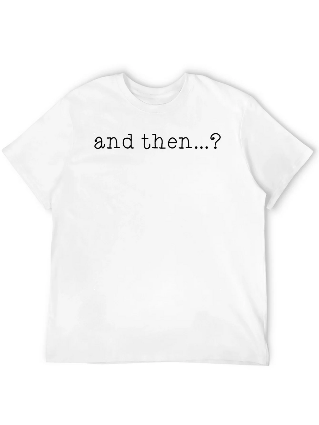 And Then...? Graphic Tee - Soft Black Cotton T-Shirt product image 11