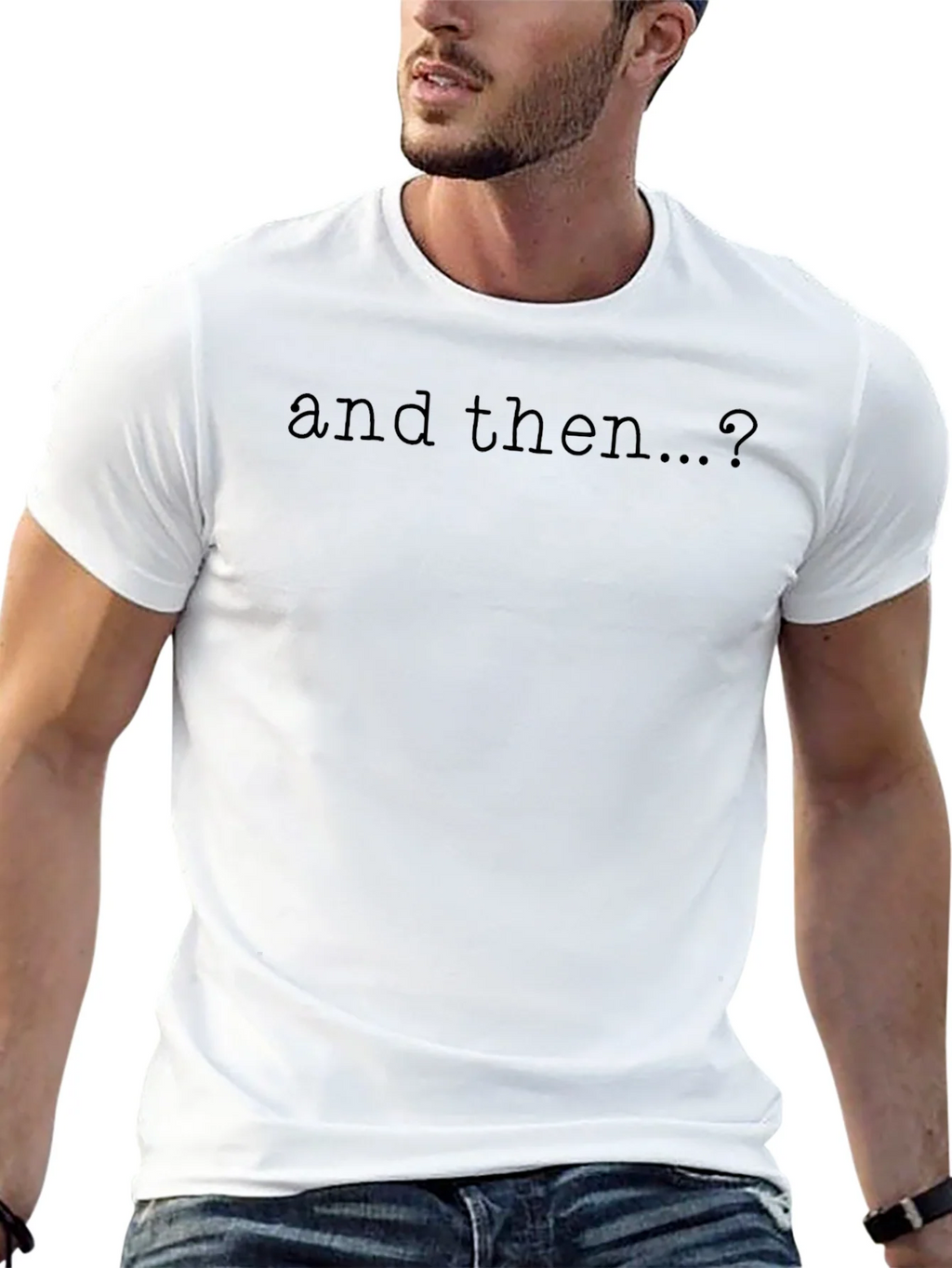 And Then...? Graphic Tee - Soft Black Cotton T-Shirt product image 12
