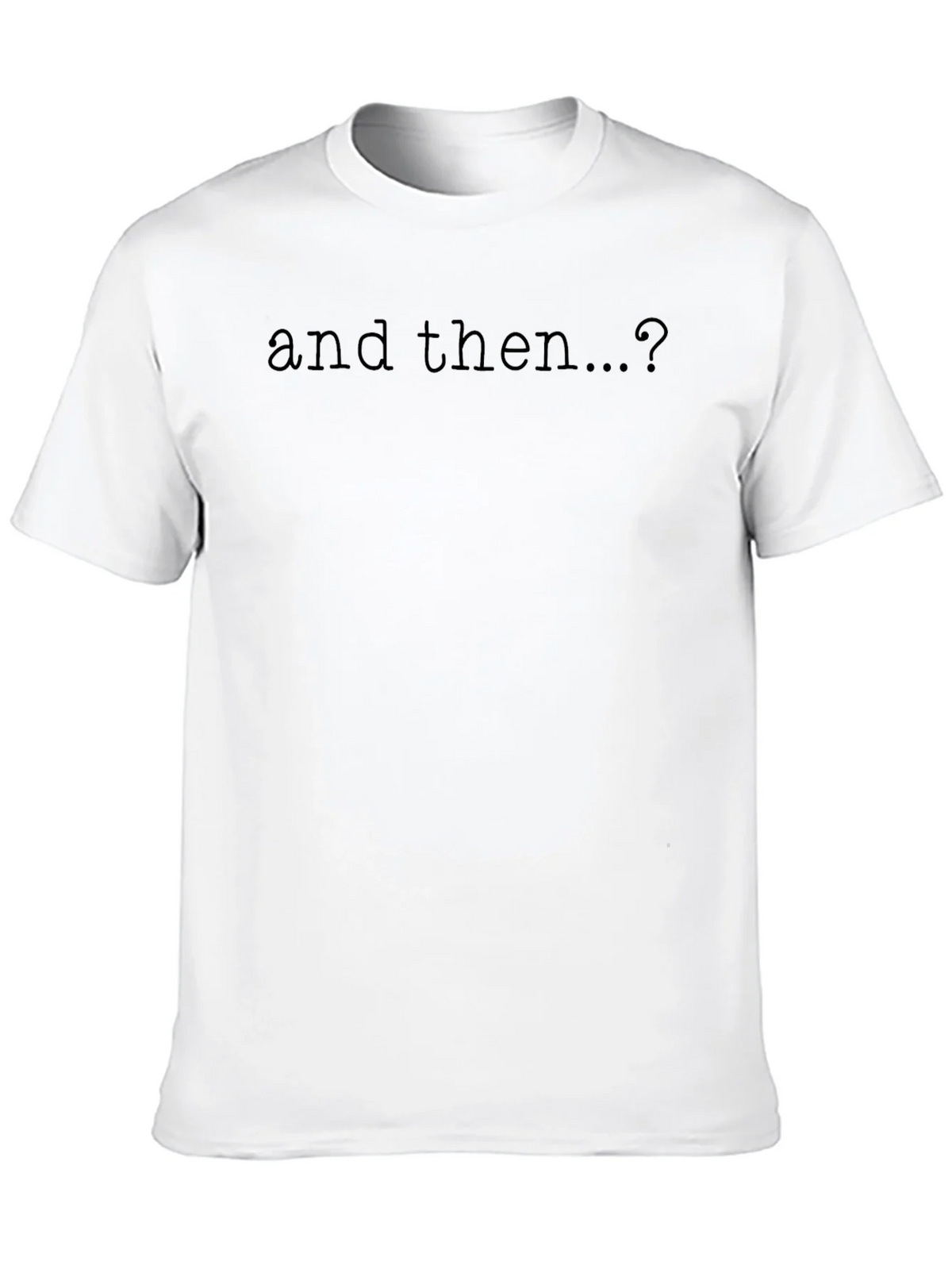 And Then...? Graphic Tee - Soft Black Cotton T-Shirt product image 9