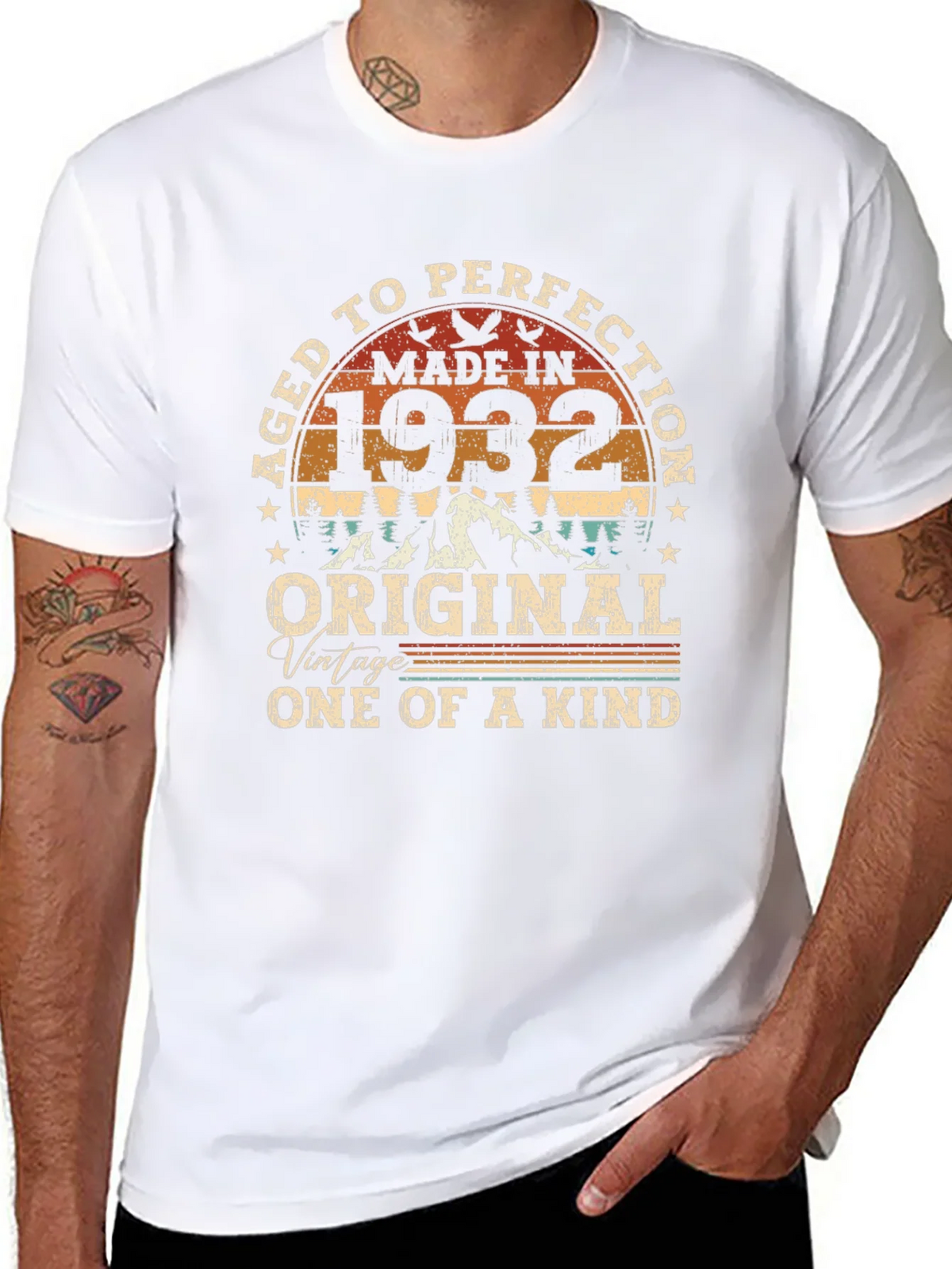 Aged to Perfection 1932 Vintage T-Shirt product image 7
