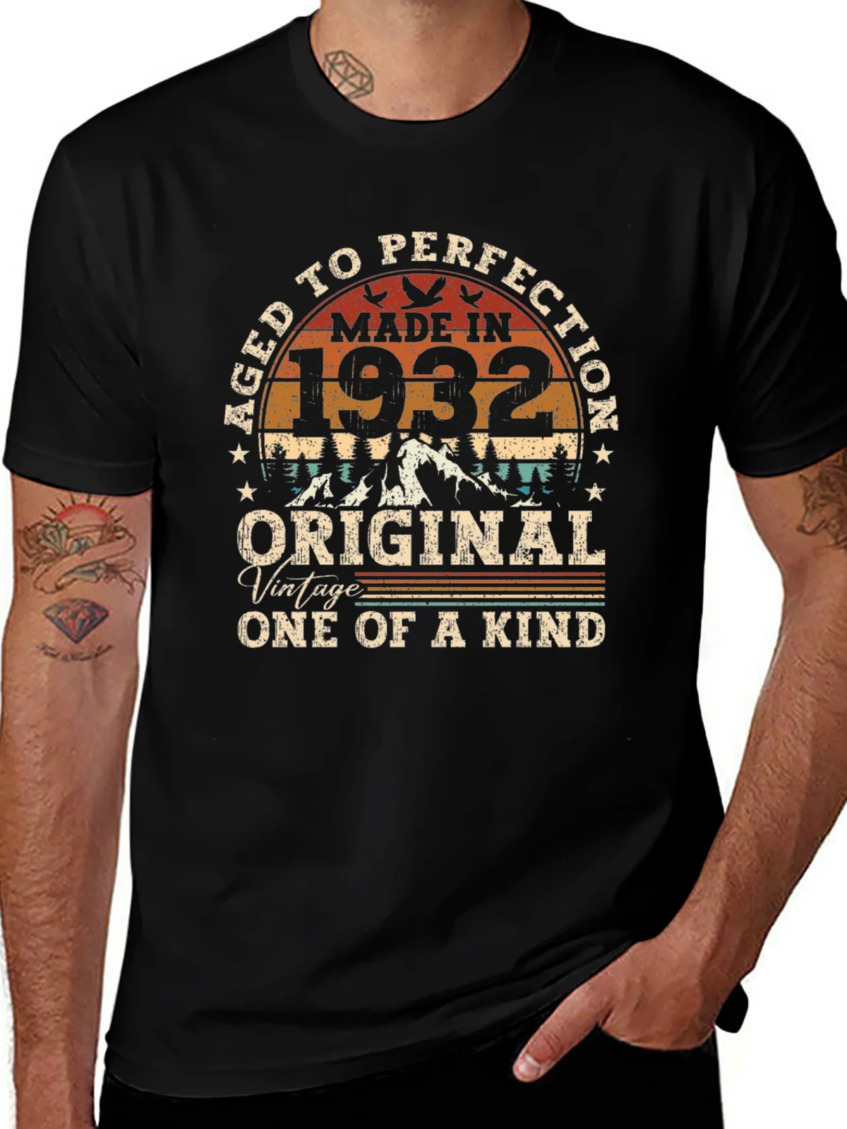 Aged to Perfection 1932 Vintage T-Shirt product image 1