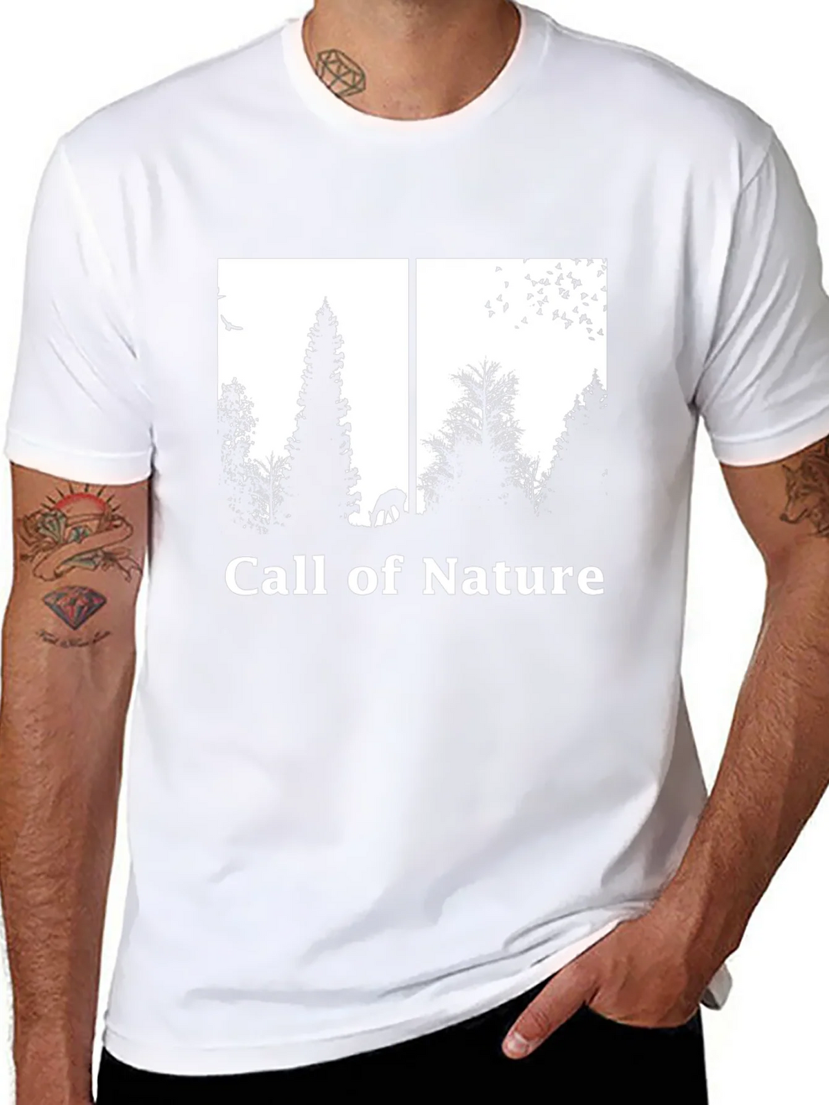 Call of Nature Graphic Tee - Black product image 7