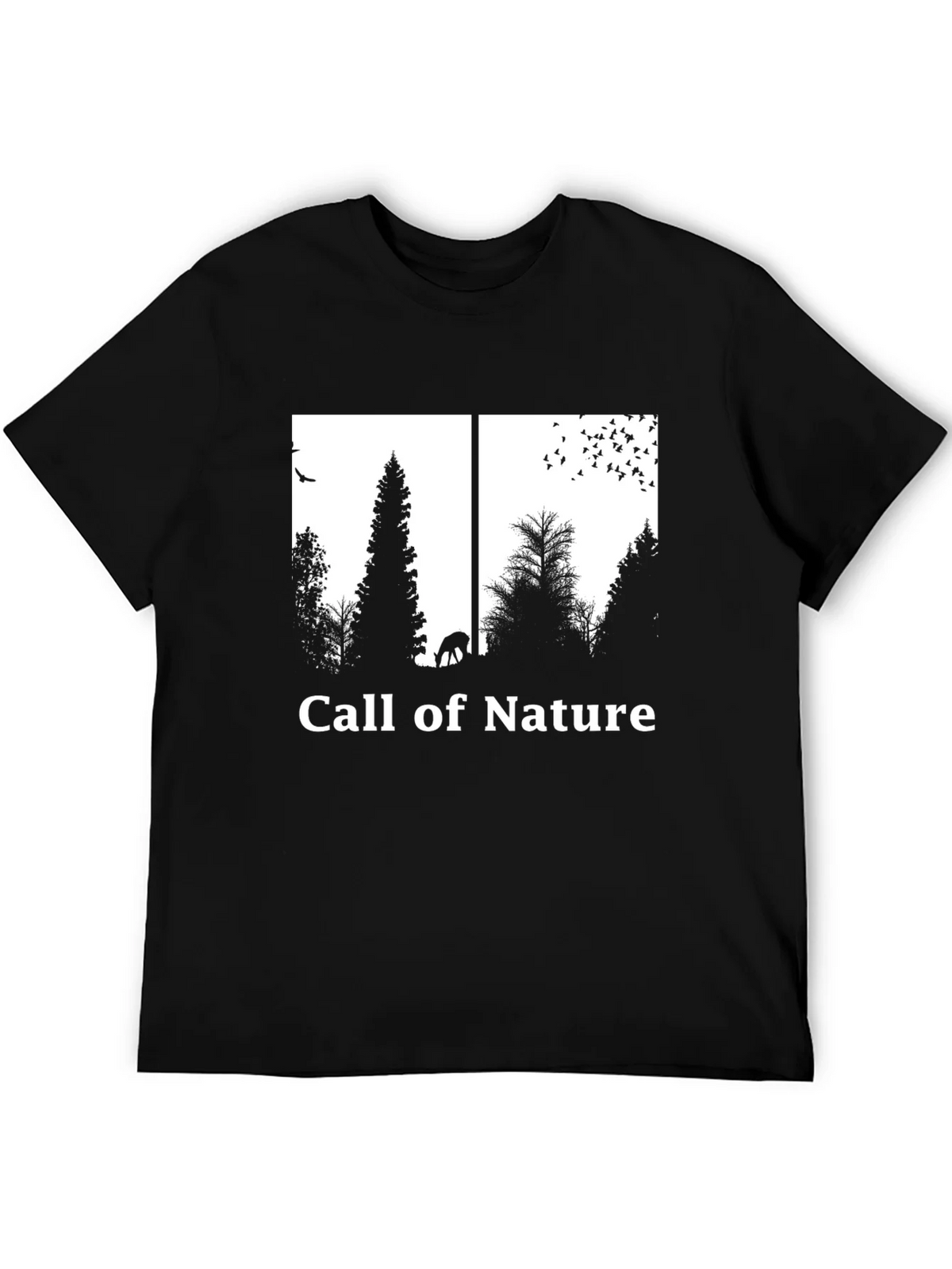 Call of Nature Graphic Tee - Black product image 5
