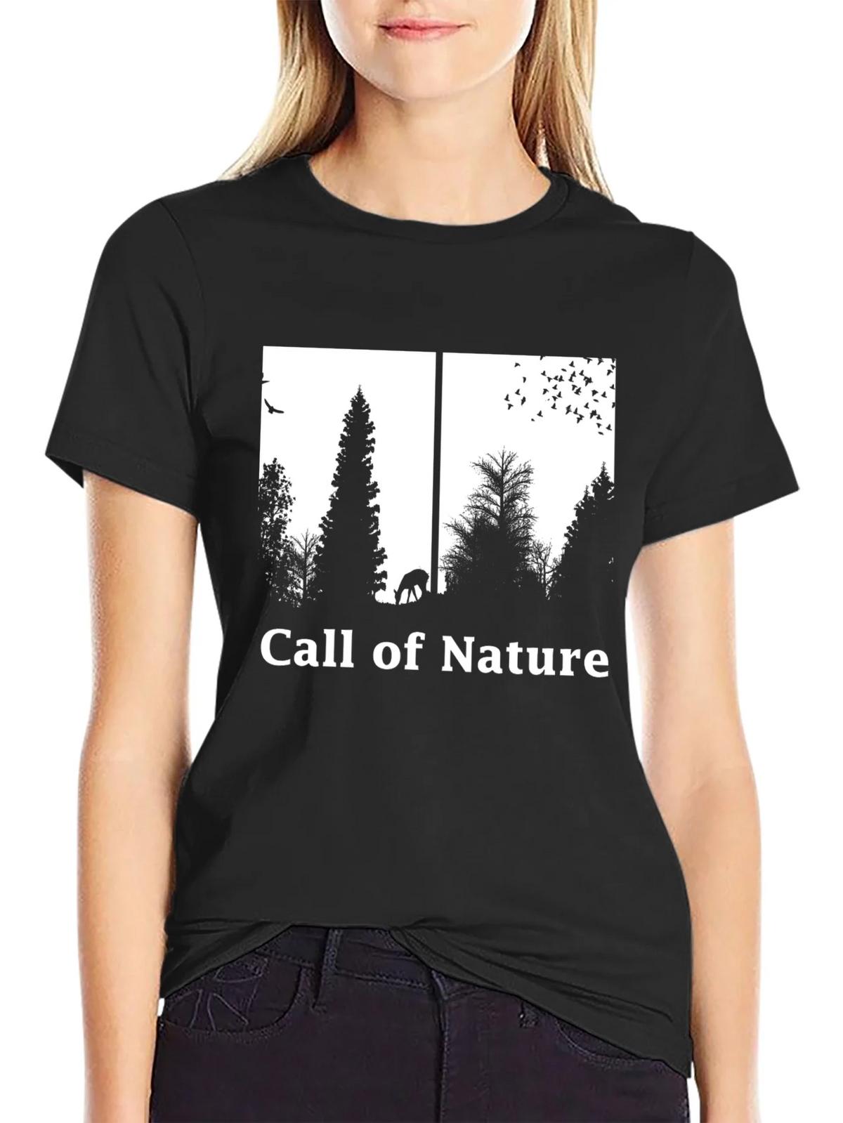 Call of Nature Graphic Tee - Black product image 2