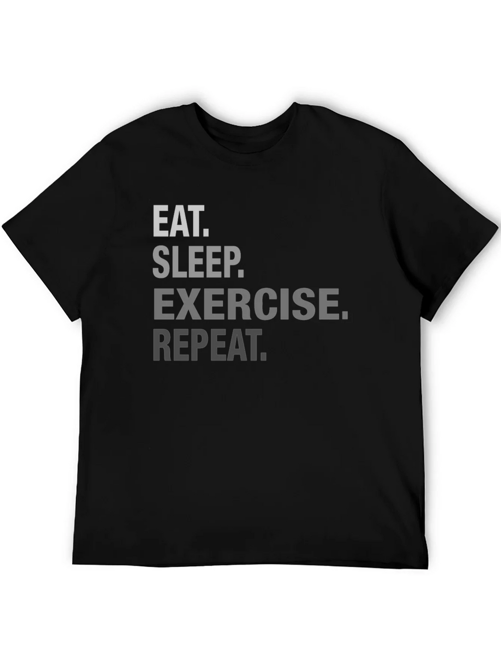 Eat Sleep Exercise Repeat Graphic Tee product image 5
