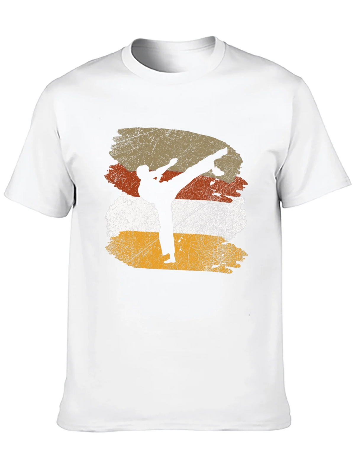 Martial Arts Silhouette Graphic Tee - Black product image 9