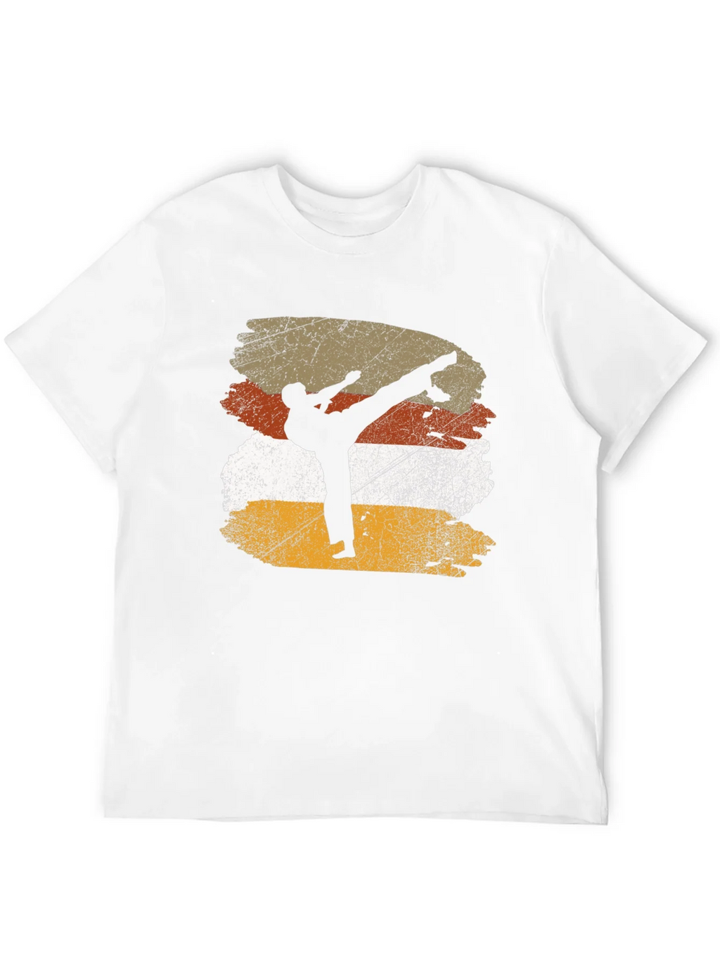 Martial Arts Silhouette Graphic Tee - Black product image 11