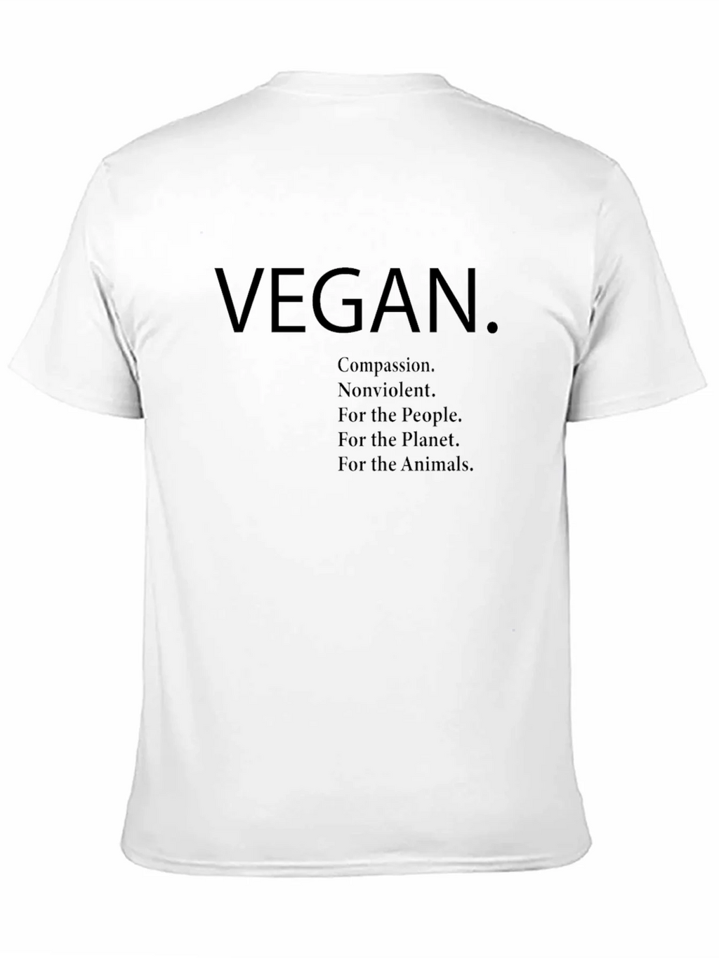 Vegan Graphic Tee - Compassion Nonviolence Planet Animals product image 10