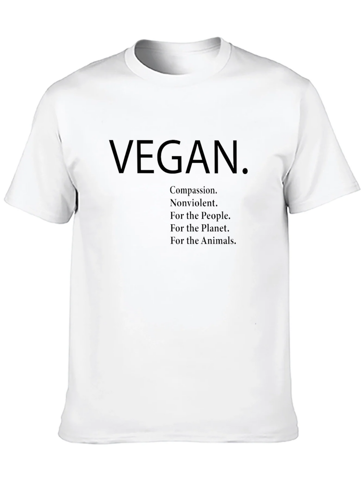 Vegan Graphic Tee - Compassion Nonviolence Planet Animals product image 9