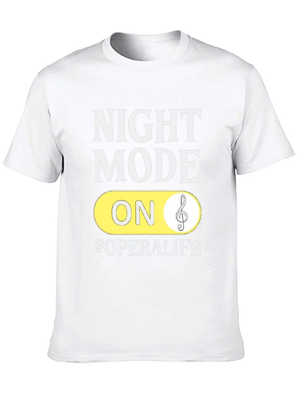 Night Mode On #OperaLife Black T-Shirt product image 9