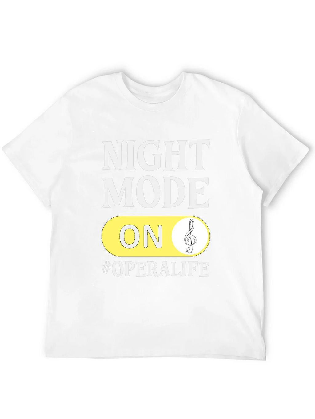 Night Mode On #OperaLife Black T-Shirt product image 11