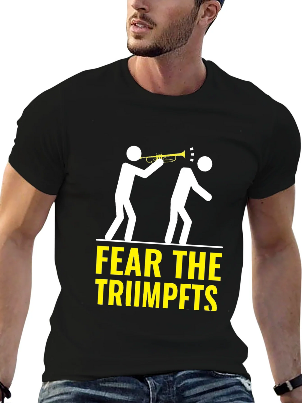 Fear the Trumpets T-Shirt Funny Music Humor product image 6