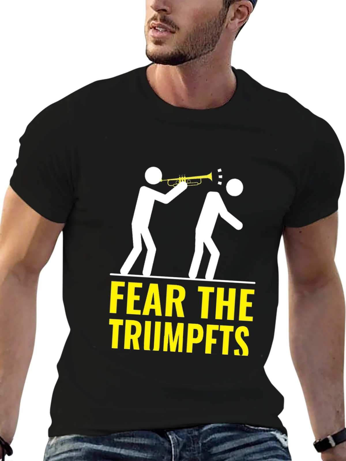 Fear the Trumpets T-Shirt Funny Music Humor product image 6