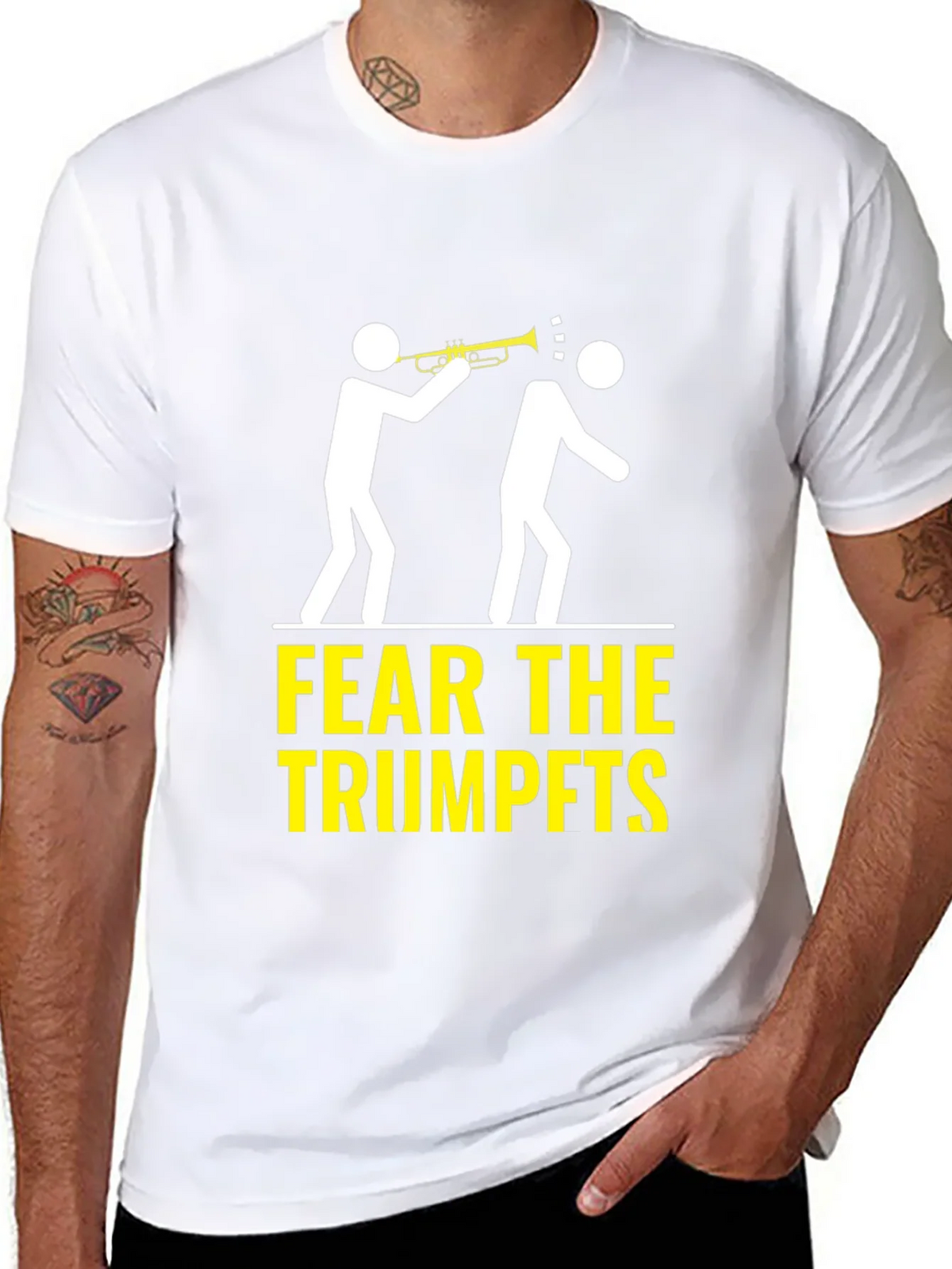 Fear the Trumpets T-Shirt Funny Music Humor product image 7