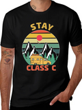 Stay Class C Camping T-Shirt - Mountain Adventure product image 1
