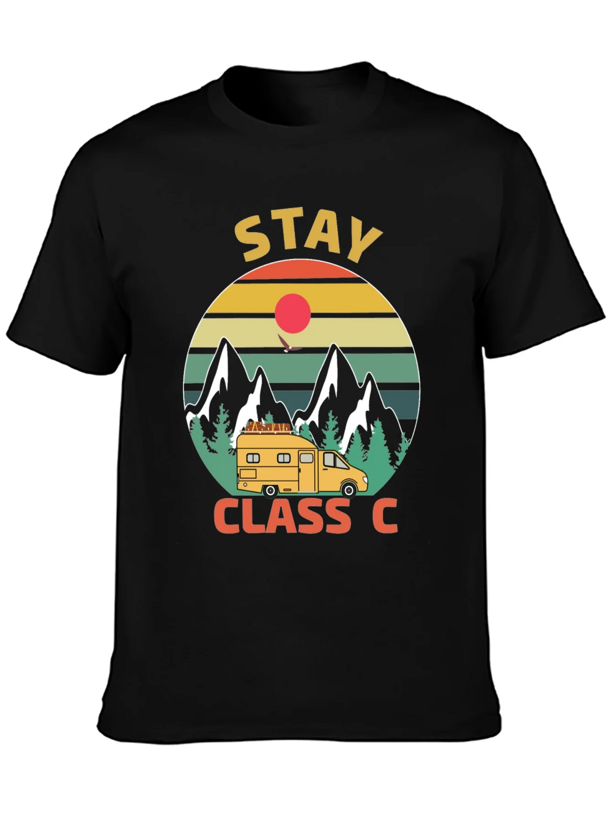 Stay Class C Camping T-Shirt - Mountain Adventure product image 3