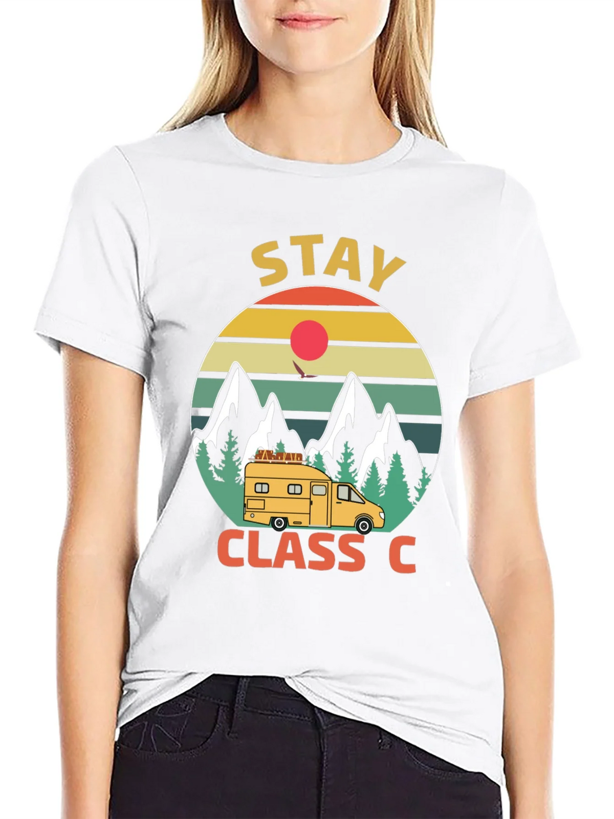 Stay Class C Camping T-Shirt - Mountain Adventure product image 8