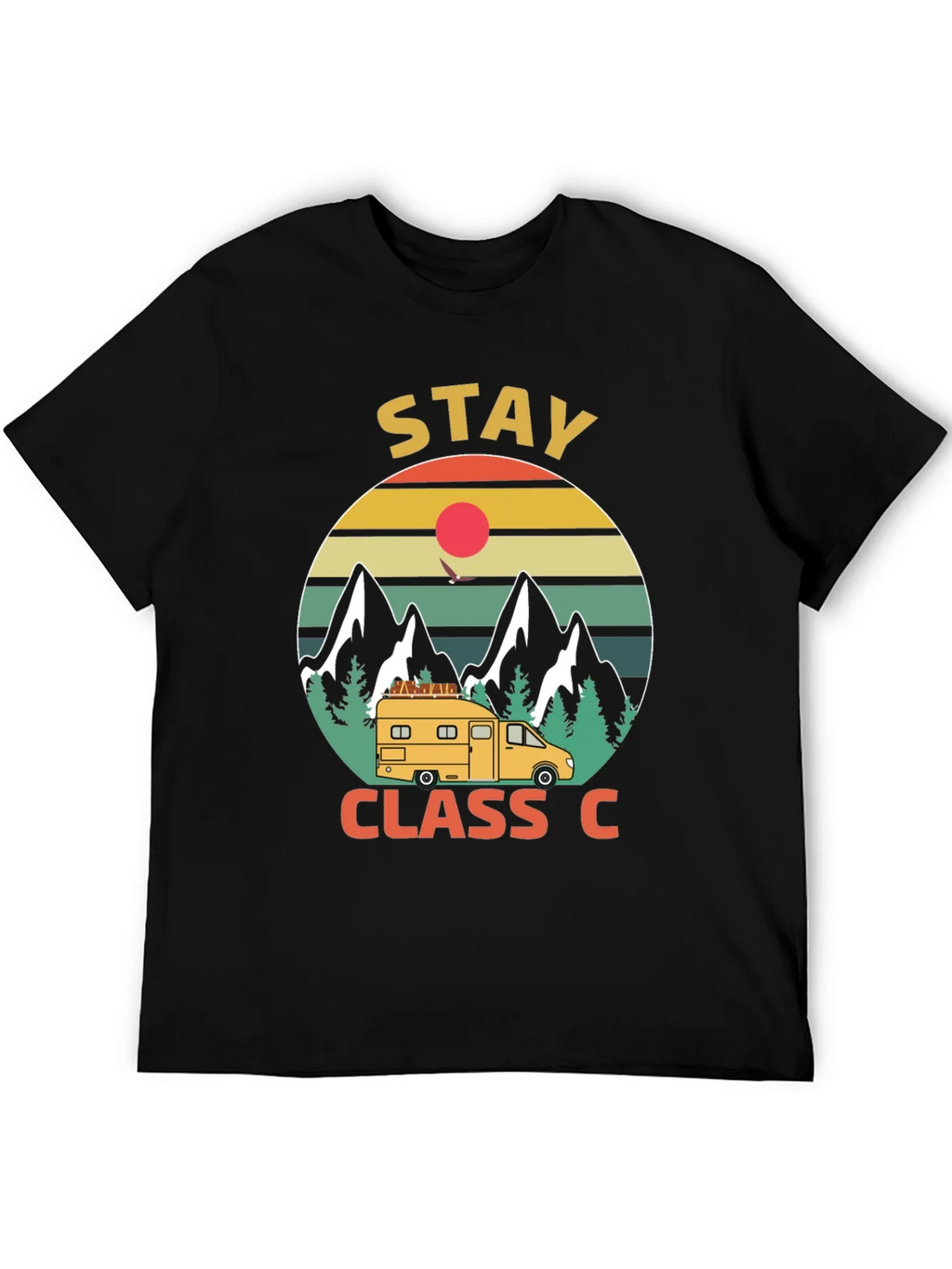 Stay Class C Camping T-Shirt - Mountain Adventure product image 5