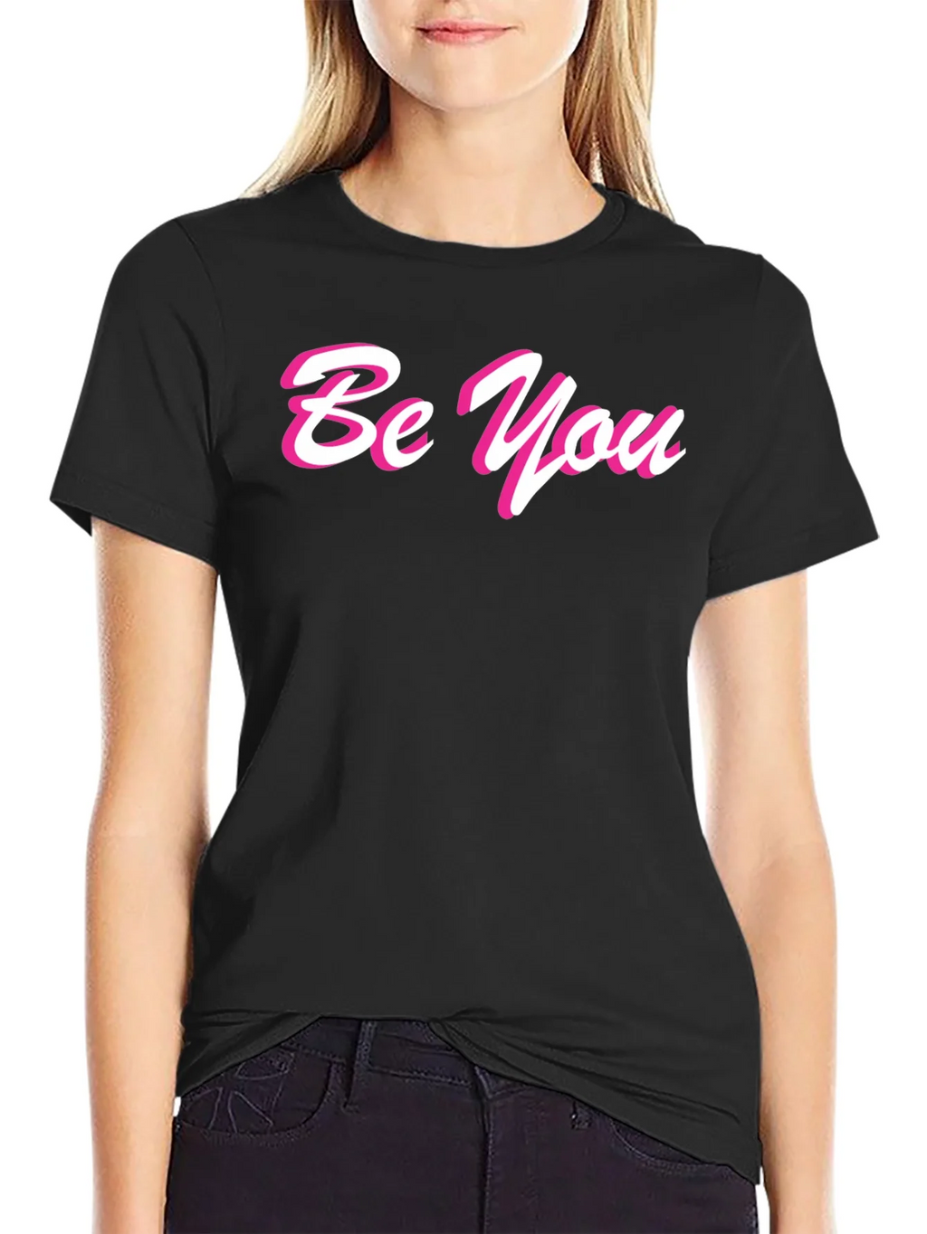 Be You Stylish Black Graphic Tee product image 2