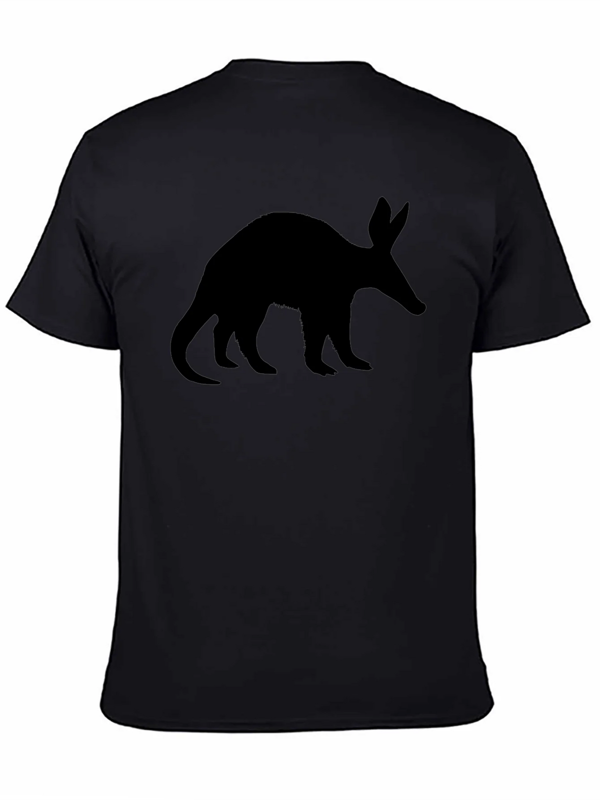 Aardvark Silhouette Tee - Black Cotton Casual Wear product image 4