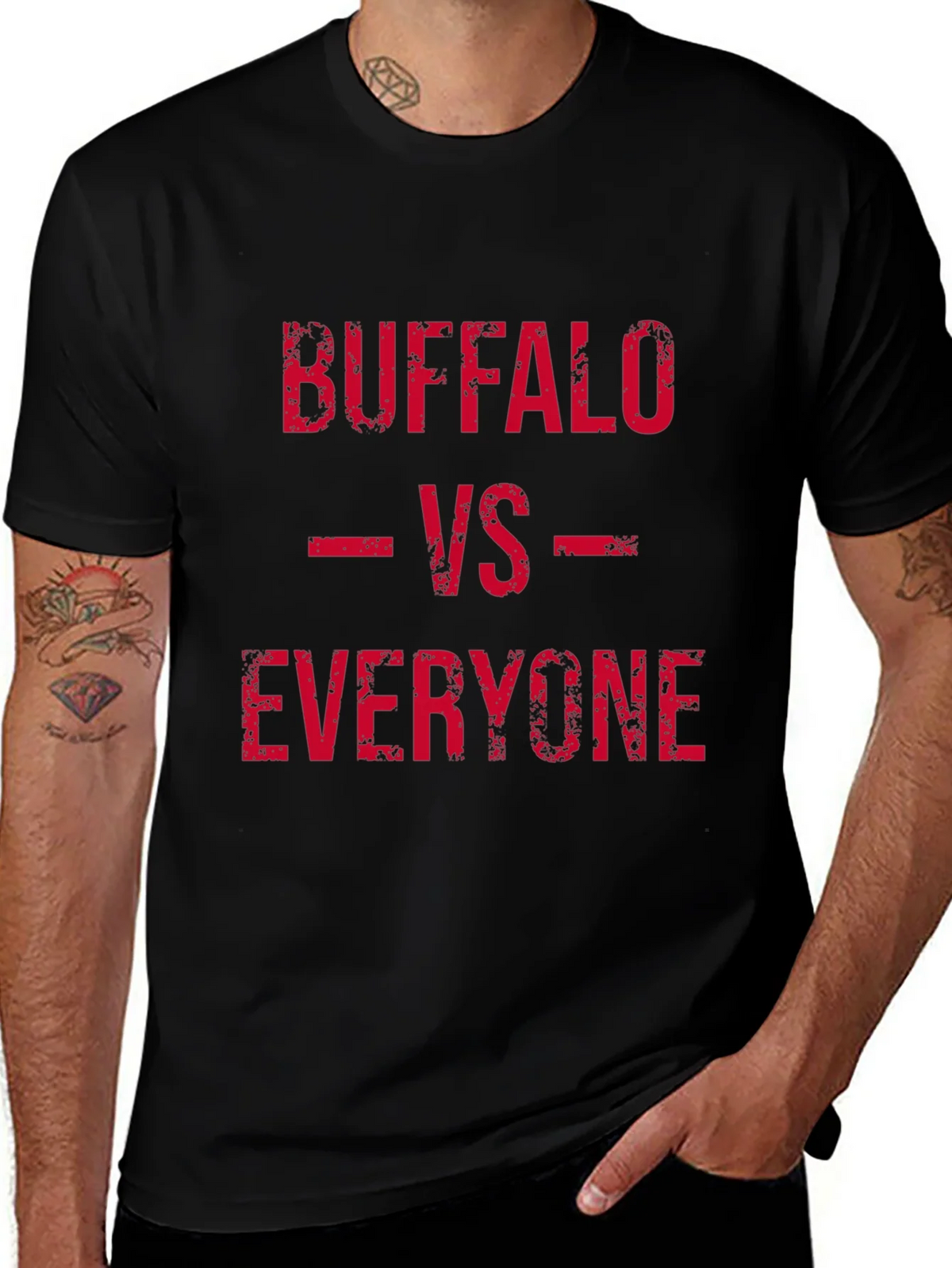 Buffalo VS Everyone Graphic T-Shirt product image 1