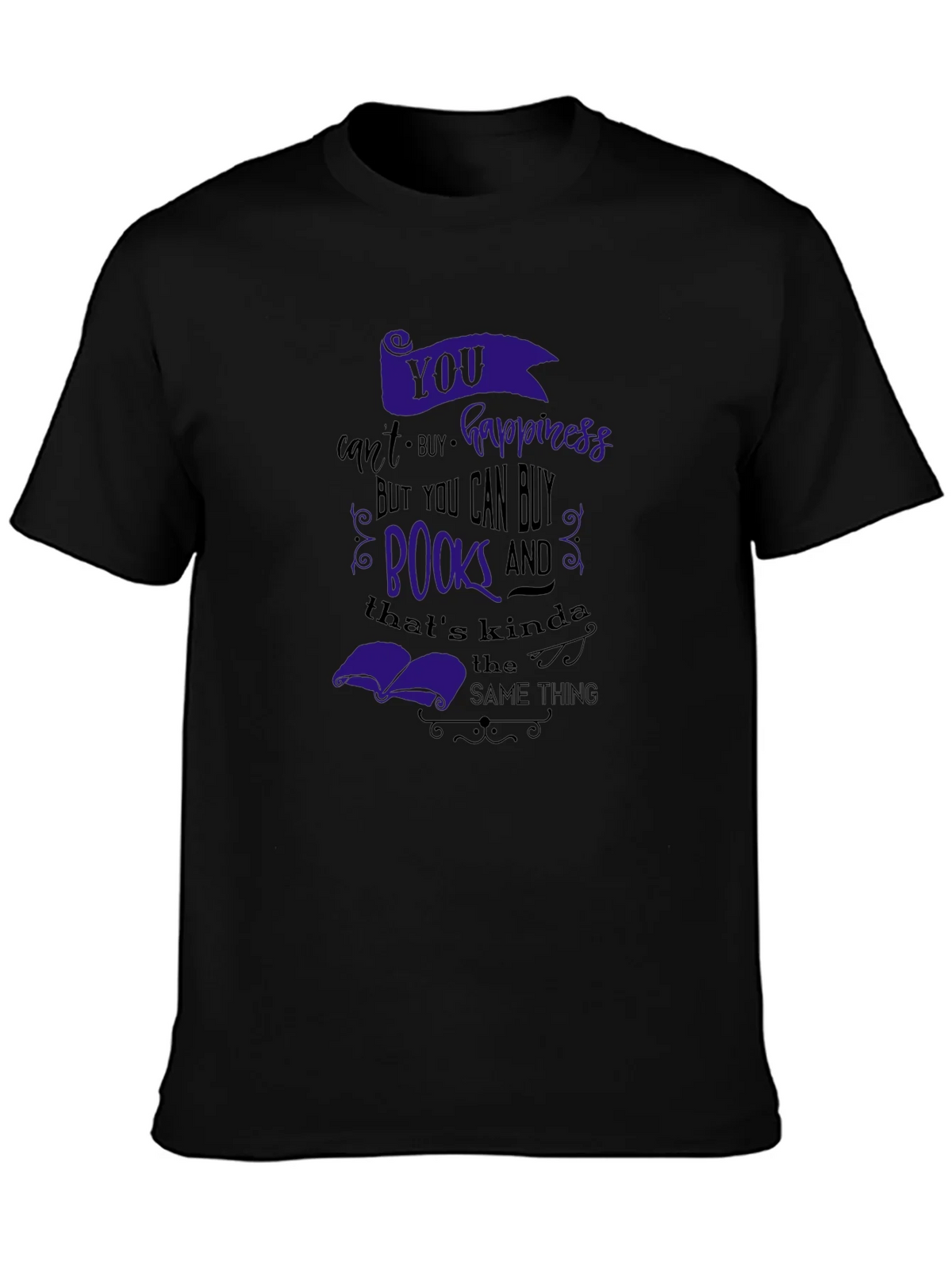 Buy Books Happiness T-Shirt product image 3