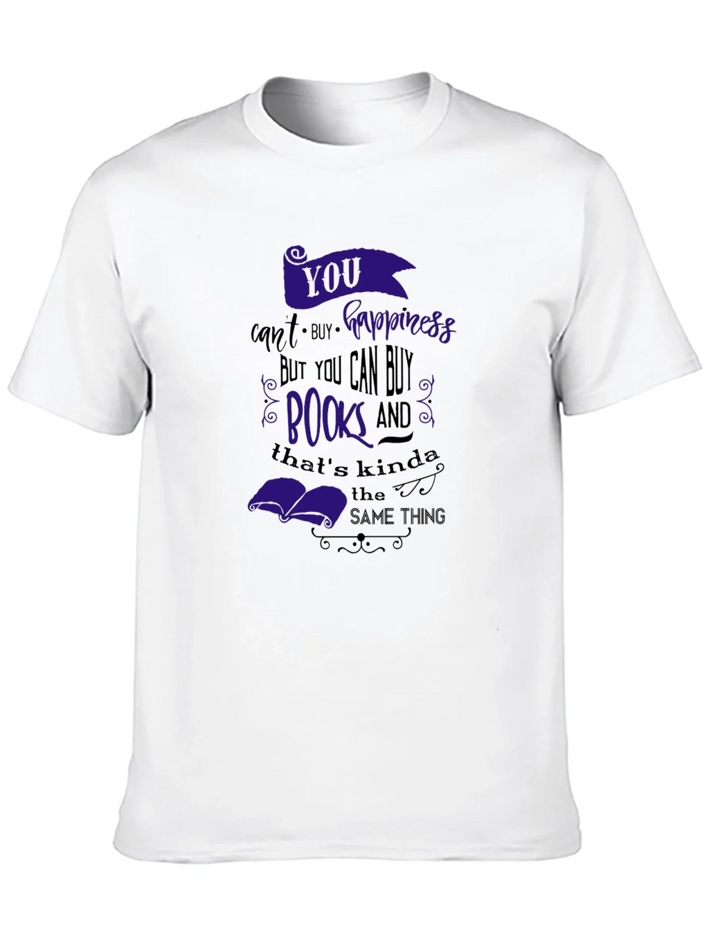 Buy Books Happiness T-Shirt product image 9