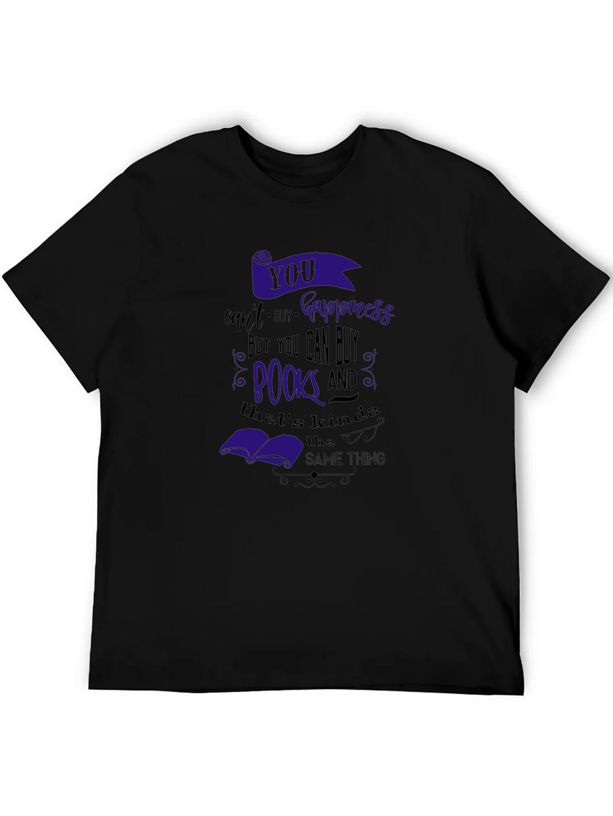 Buy Books Happiness T-Shirt product image 5