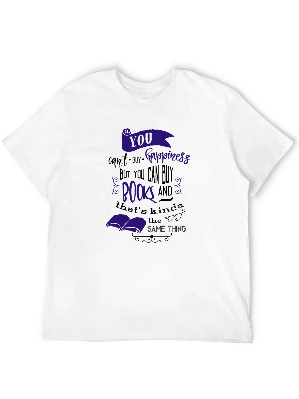 Buy Books Happiness T-Shirt product image 11