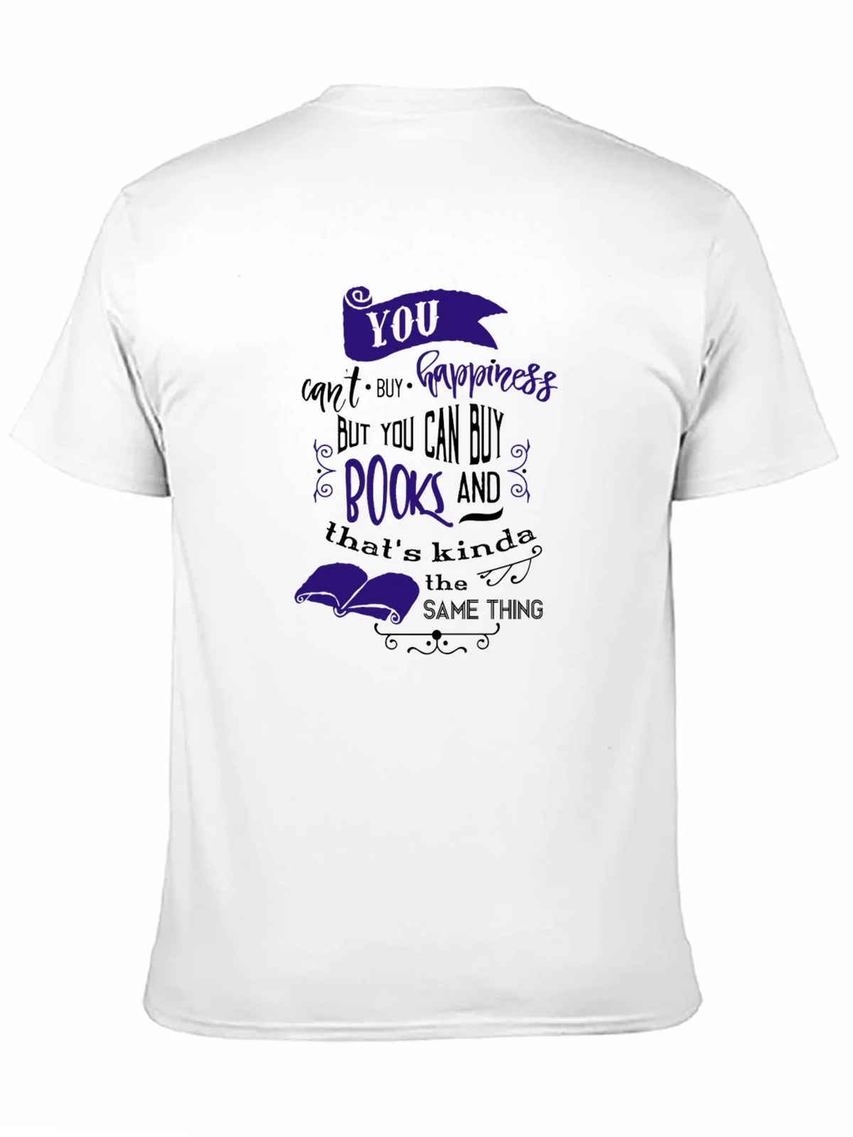 Buy Books Happiness T-Shirt product image 10