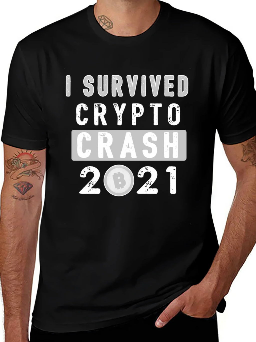 Crypto Crash Survivor 2021 T-Shirt product image 1