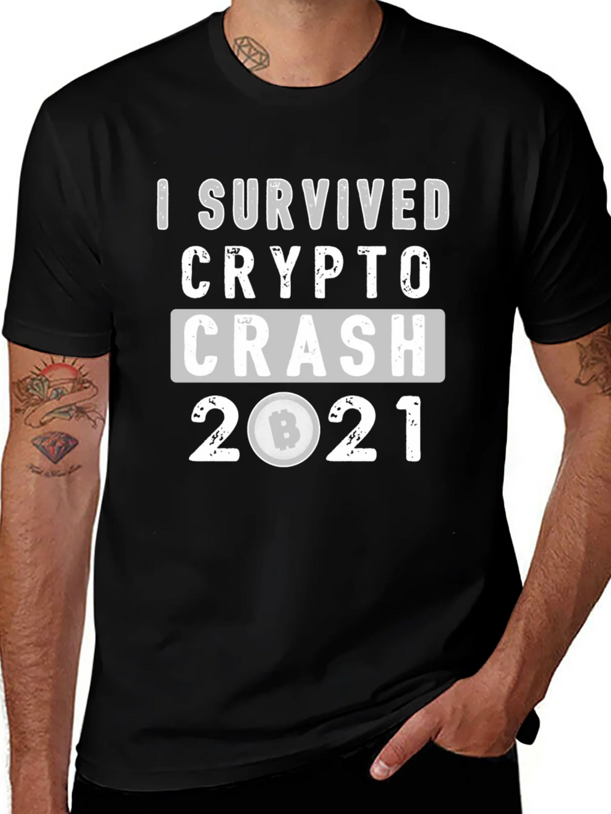 Crypto Crash Survivor 2021 T-Shirt product image 1