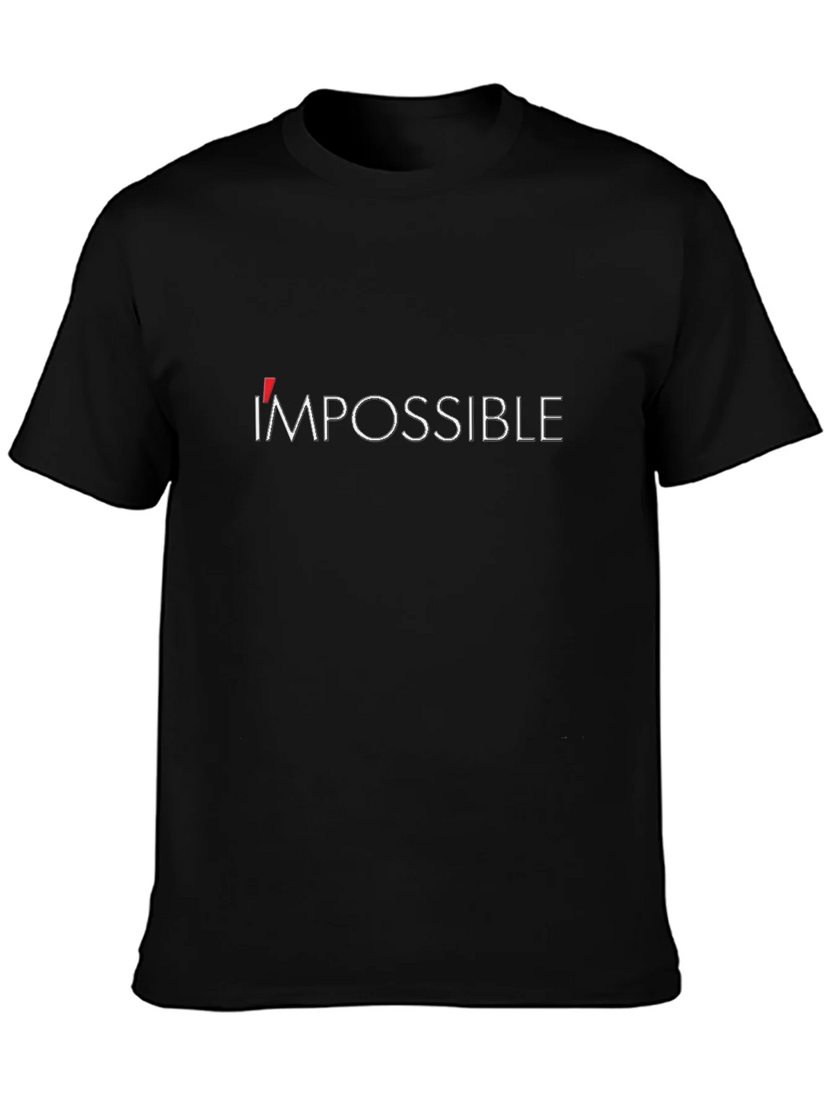 Impossible Graphic Tee - Motivational Short Sleeve T-Shirt product image 3
