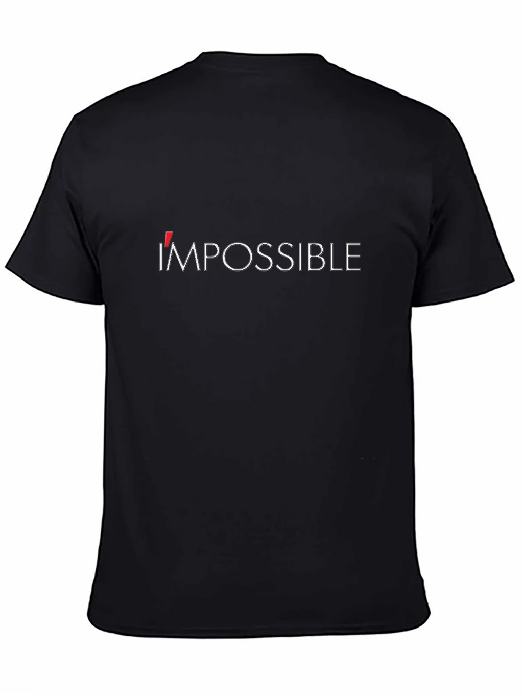 Impossible Graphic Tee - Motivational Short Sleeve T-Shirt product image 4