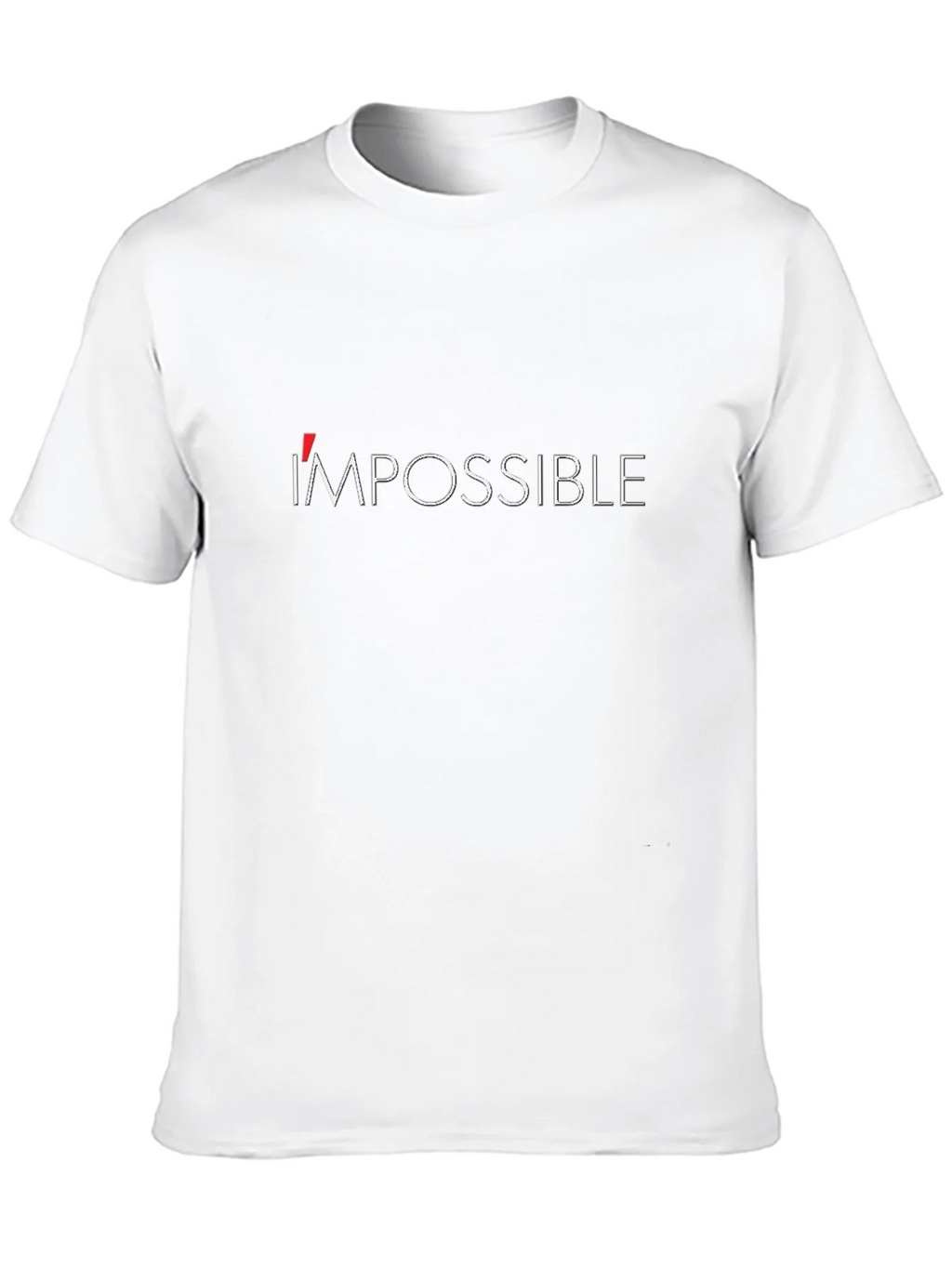 Impossible Graphic Tee - Motivational Short Sleeve T-Shirt product image 9