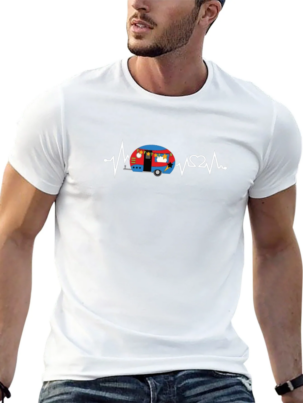 Camper Heartbeat T-Shirt - Camping Lover Tee product image 12