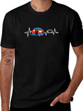 Camper Heartbeat T-Shirt - Camping Lover Tee product image 1