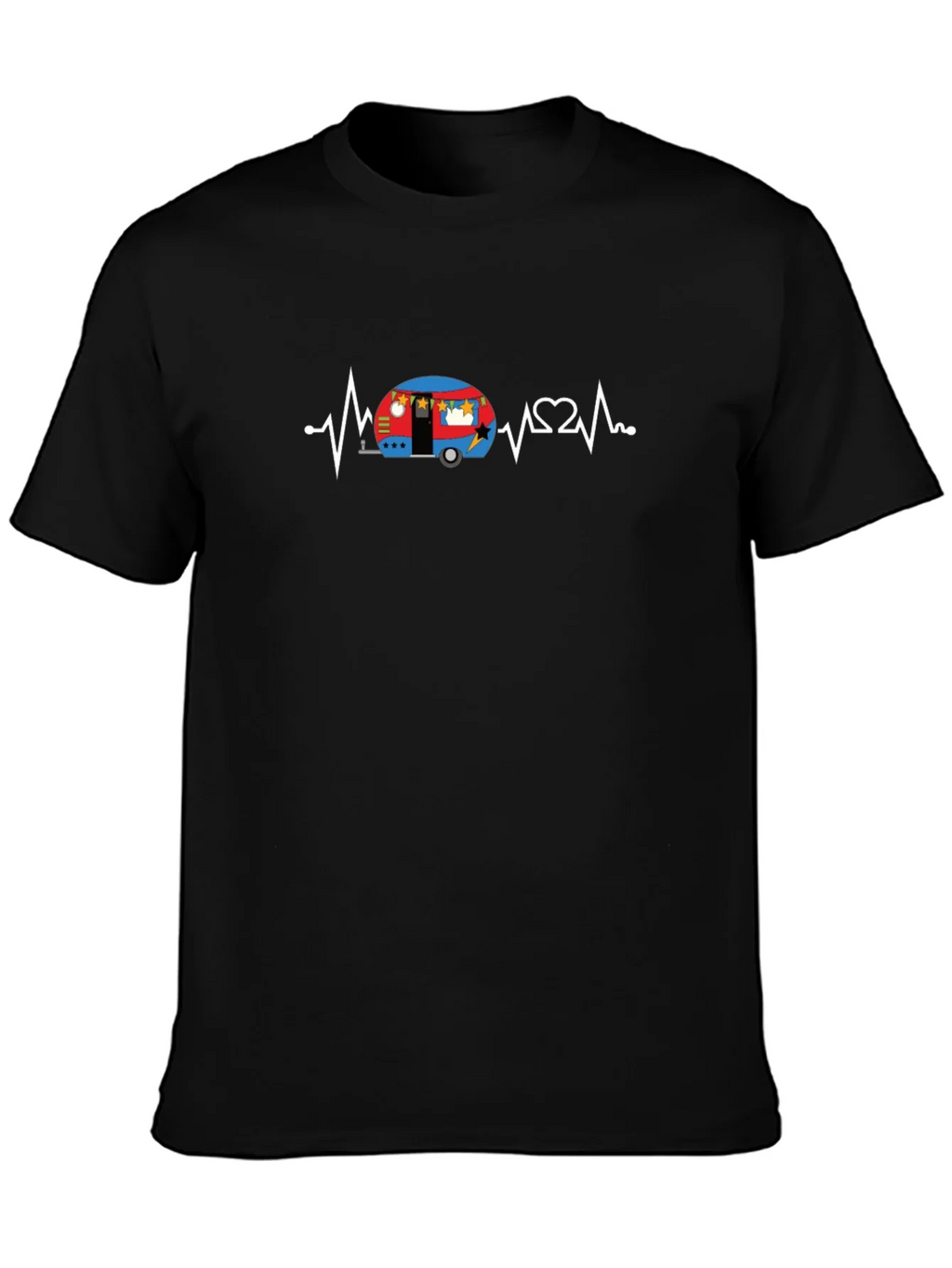 Camper Heartbeat T-Shirt - Camping Lover Tee product image 3