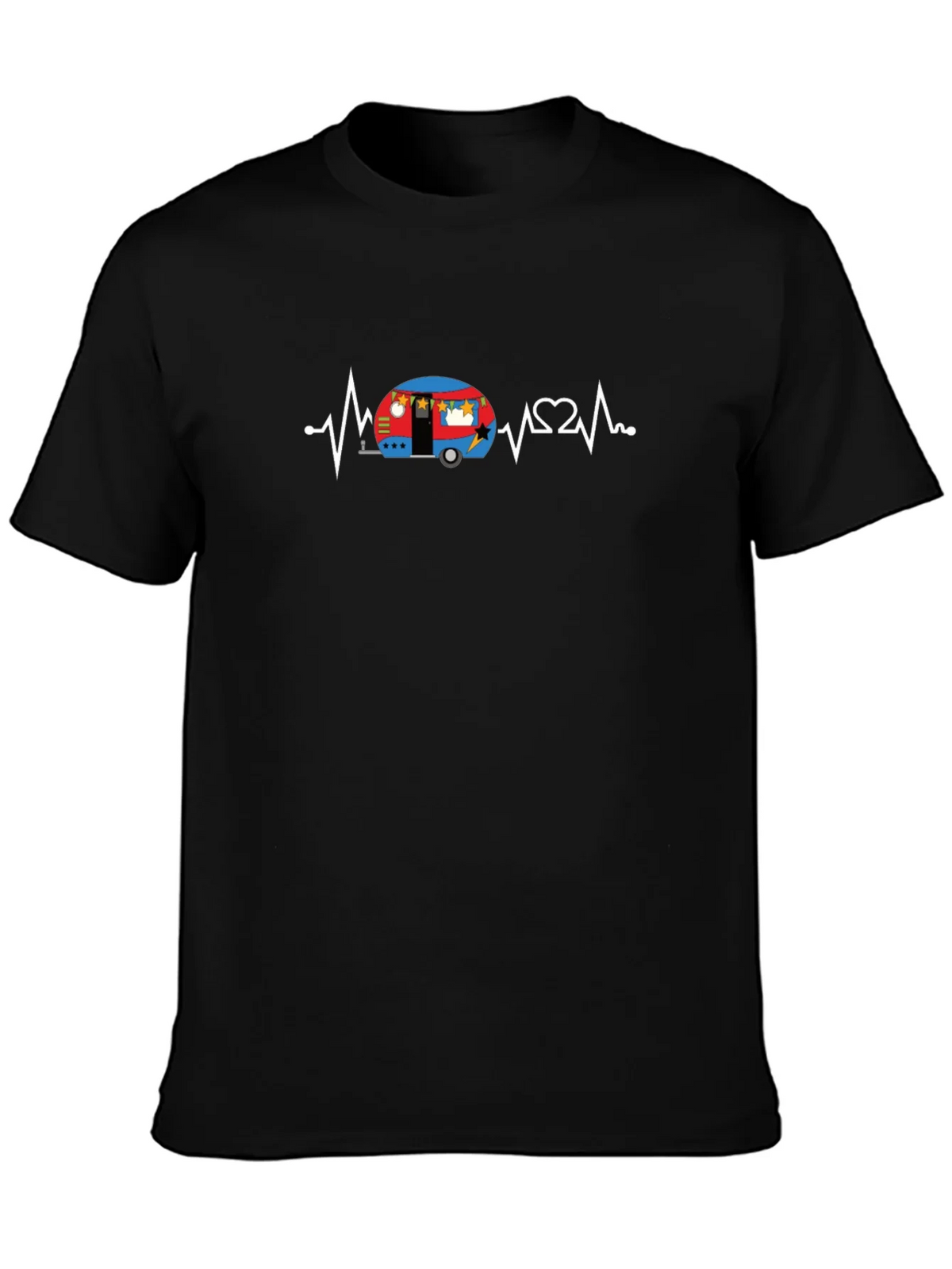 Camper Heartbeat T-Shirt - Camping Lover Tee product image 3
