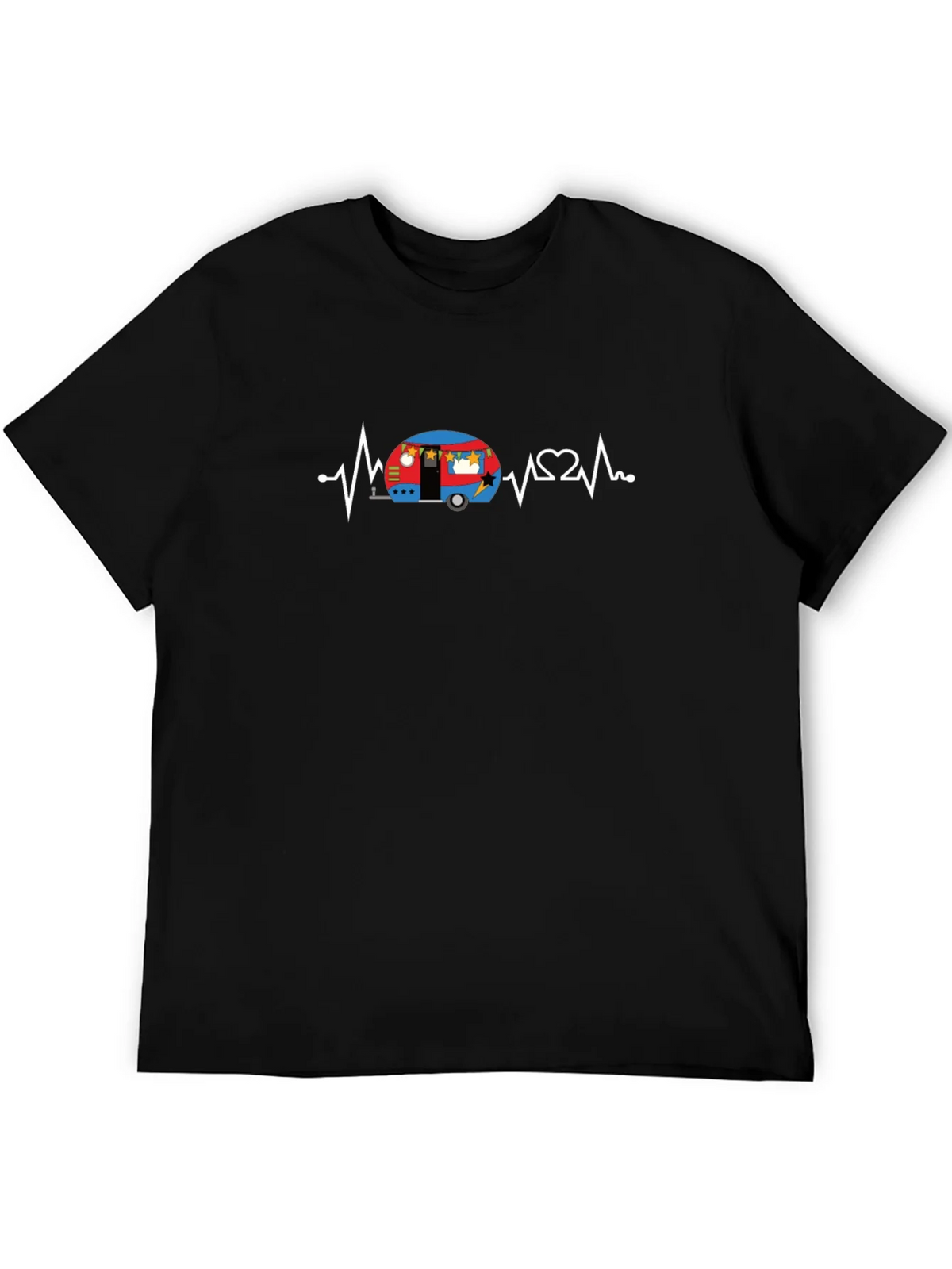 Camper Heartbeat T-Shirt - Camping Lover Tee product image 5