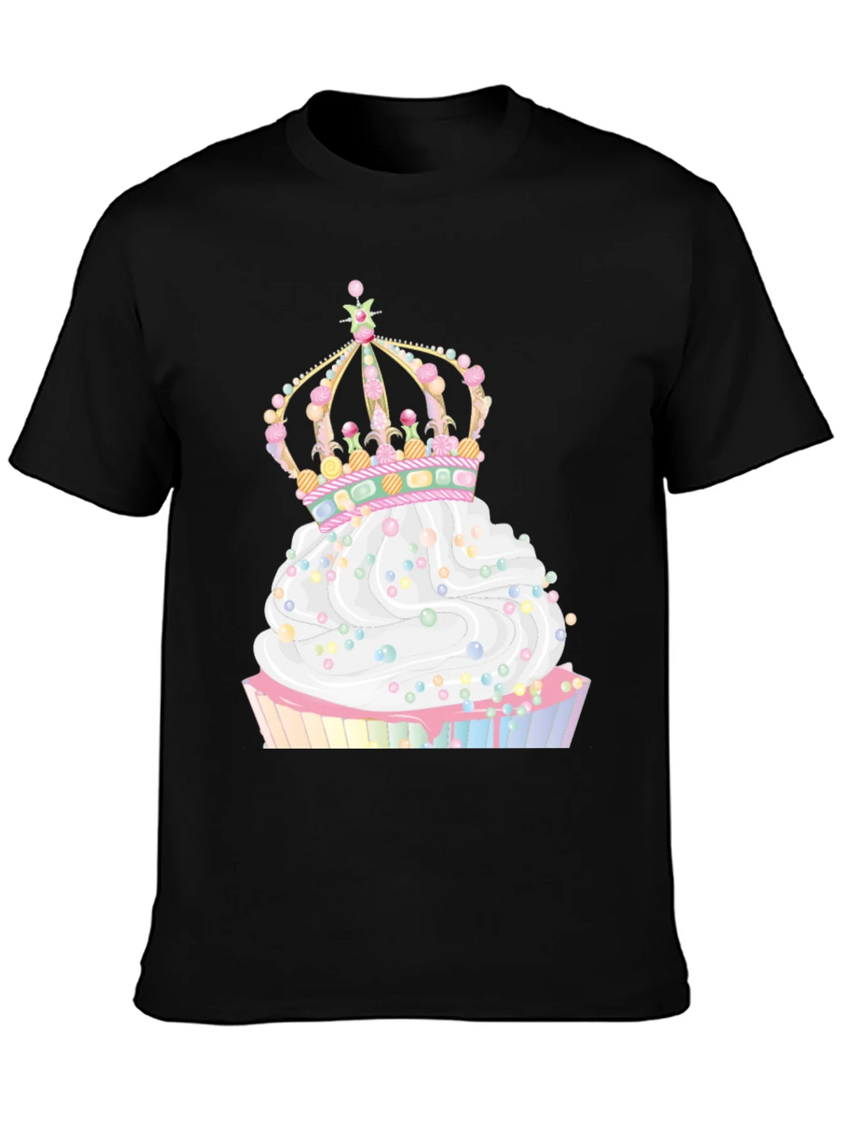 Cupcake Crown Graphic Tee - Whimsical Style product image 3