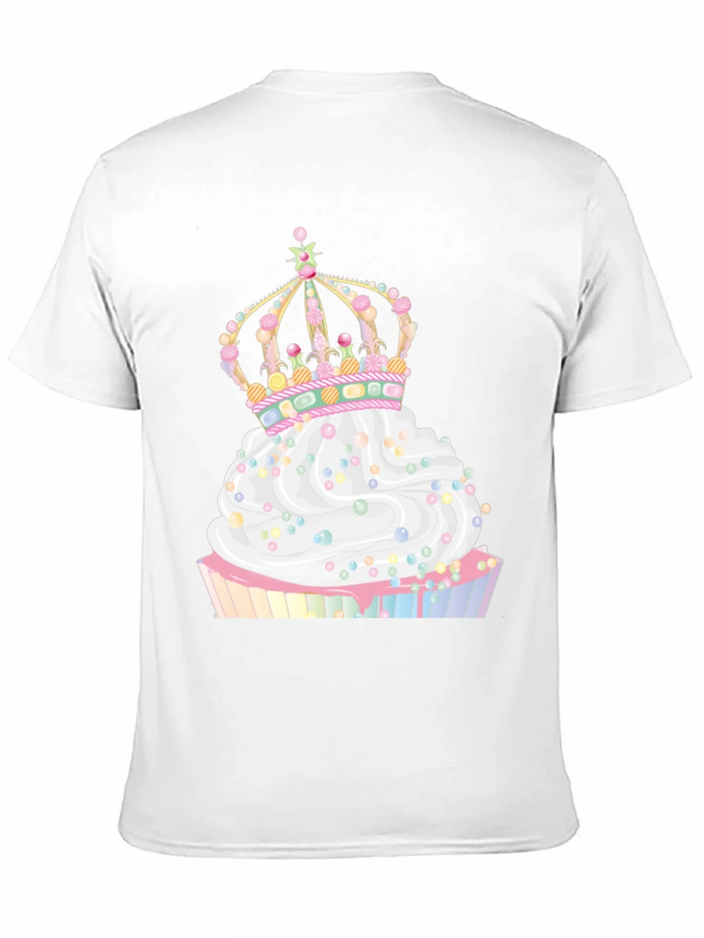 Cupcake Crown Graphic Tee - Whimsical Style product image 10