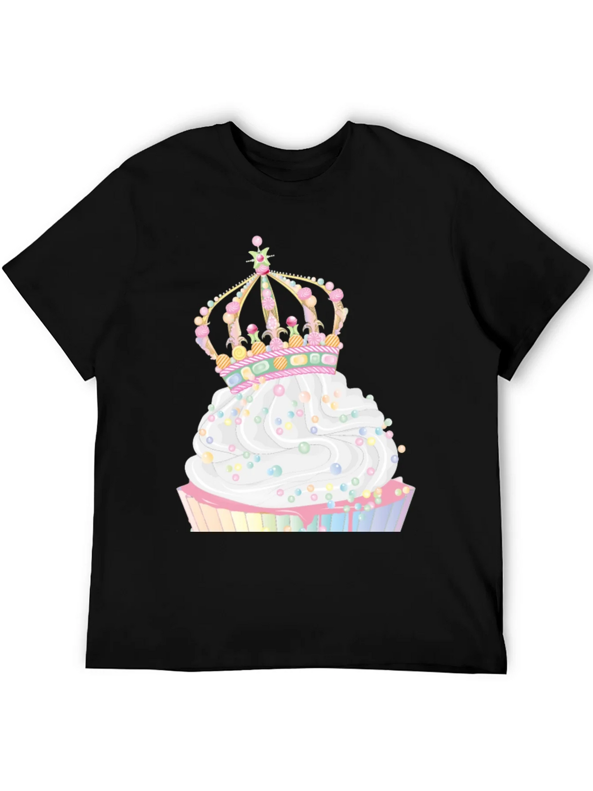 Cupcake Crown Graphic Tee - Whimsical Style product image 5
