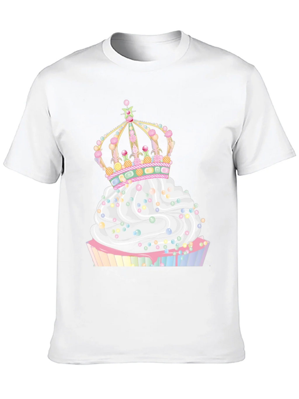 Cupcake Crown Graphic Tee - Whimsical Style product image 9