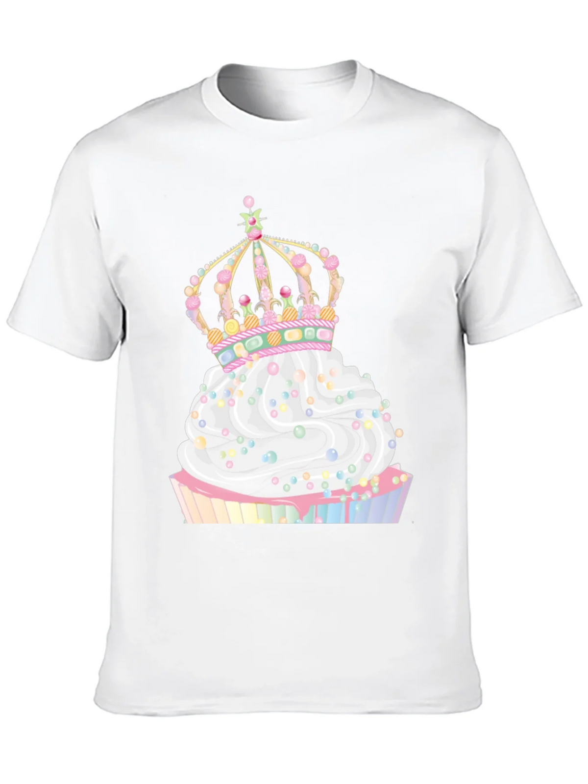 Cupcake Crown Graphic Tee - Whimsical Style product image 9