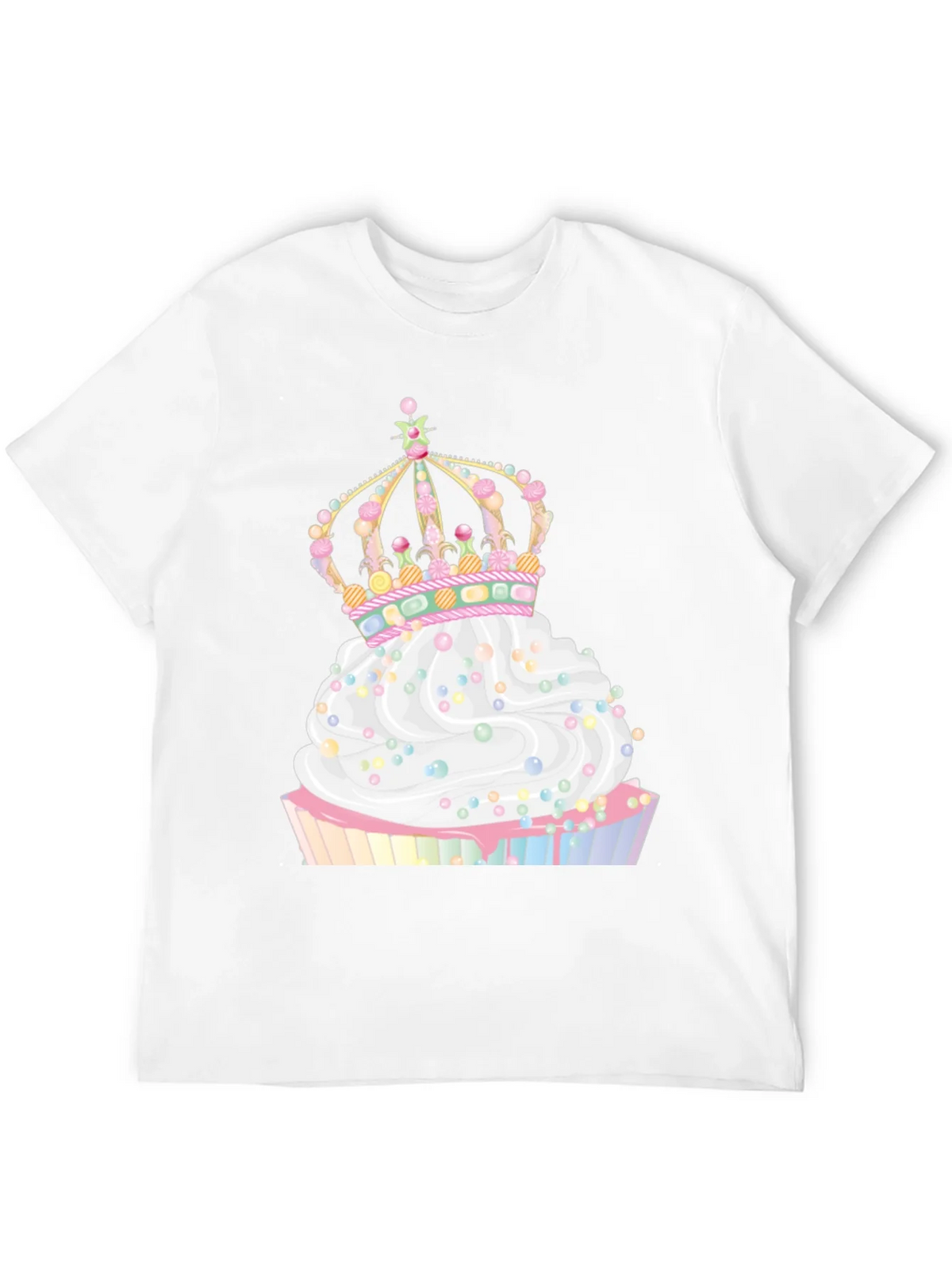 Cupcake Crown Graphic Tee - Whimsical Style product image 11
