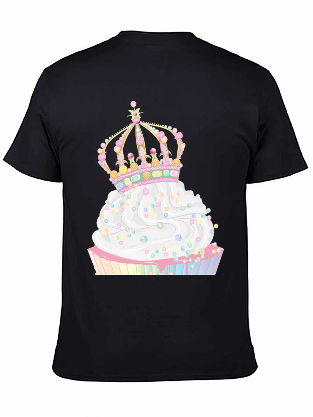 Cupcake Crown Graphic Tee - Whimsical Style product image 4