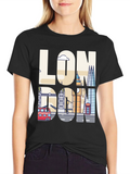 London Skyline Graphic Tee - Mens Black T-Shirt product image 1